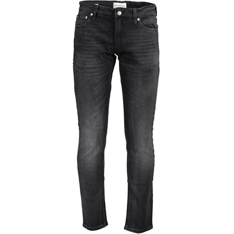 Calvin Klein Black Cotton Jeans & Pant - Hilstor