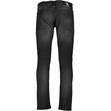 Calvin Klein Black Cotton Jeans & Pant - Hilstor