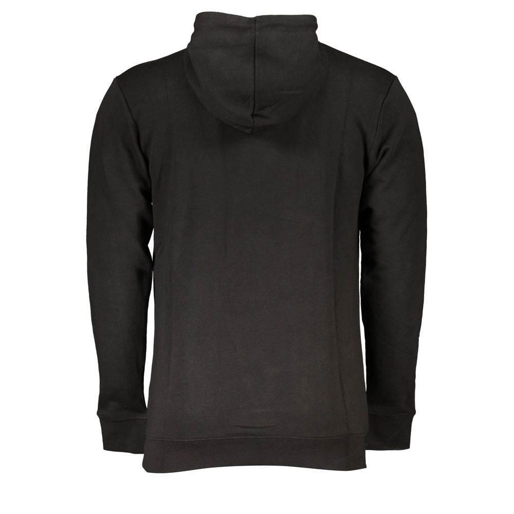 Cavalli Class Black Cotton Men Sweater - Hilstor