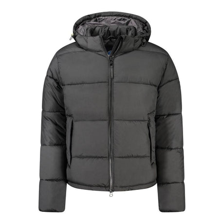 North Sails Black Polyester Men Jacket - Hilstor