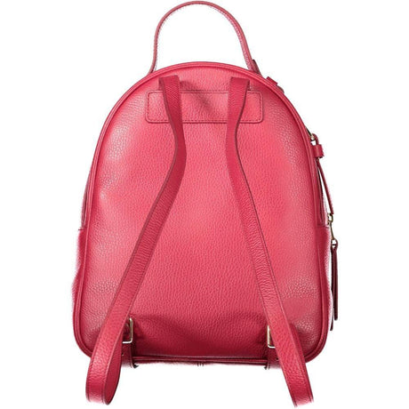 Coccinelle Red Leather Women Backpack - Hilstor