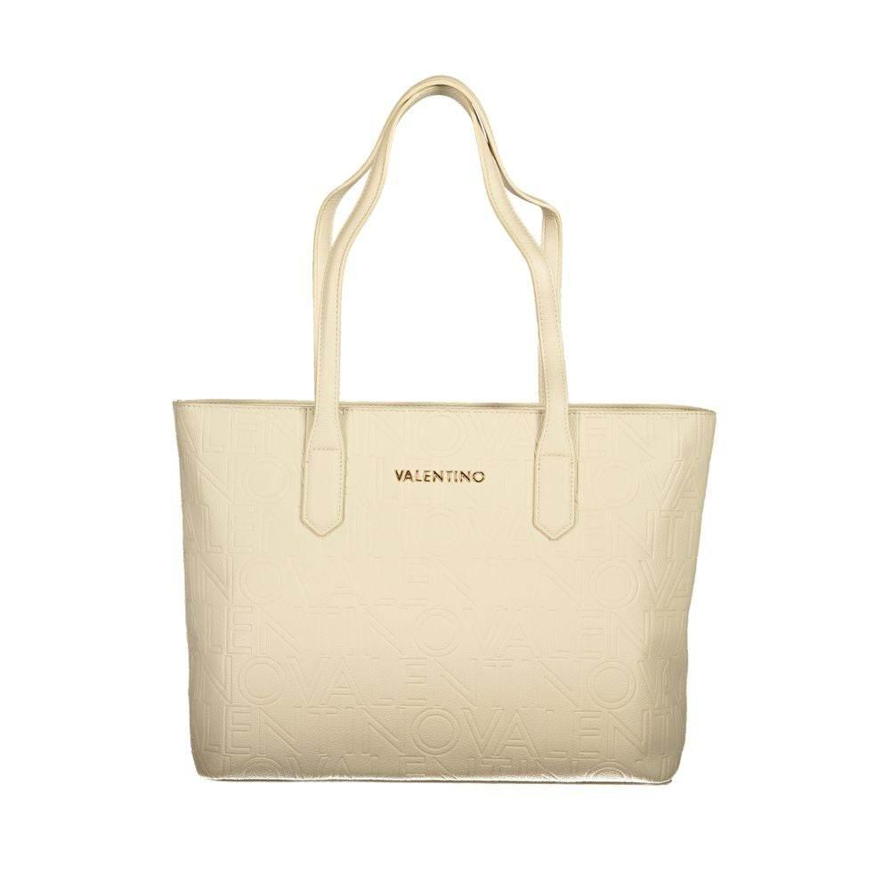 Mario Valentino Beige Polyethylene Handbag - Hilstor