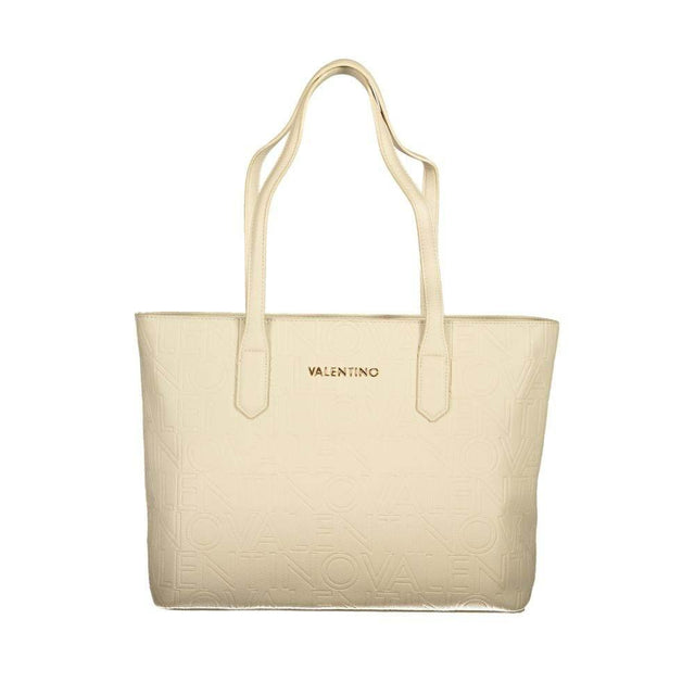Mario Valentino Beige Polyethylene Handbag - Hilstor