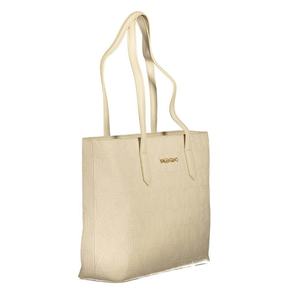 Mario Valentino Beige Polyethylene Handbag - Hilstor
