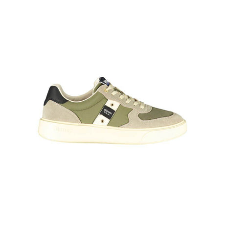 Blauer Green Leather Men Sneaker - Hilstor