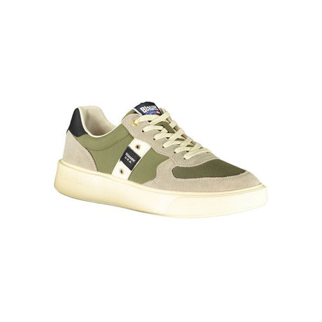 Blauer Green Leather Men Sneaker - Hilstor