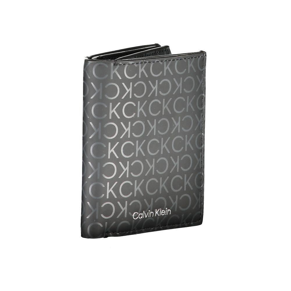 Calvin Klein Black Polyester Wallet - Hilstor