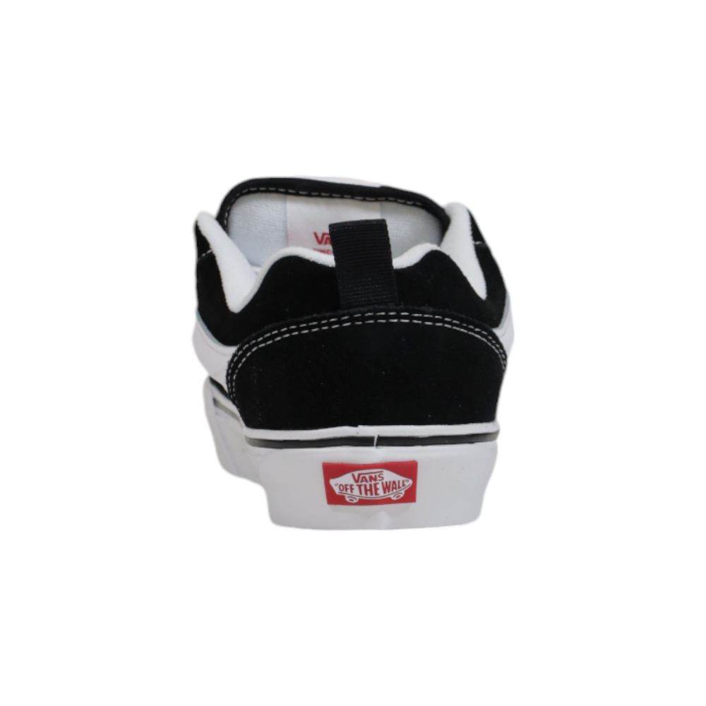 Vans Black And White Leather Sneaker - Hilstor