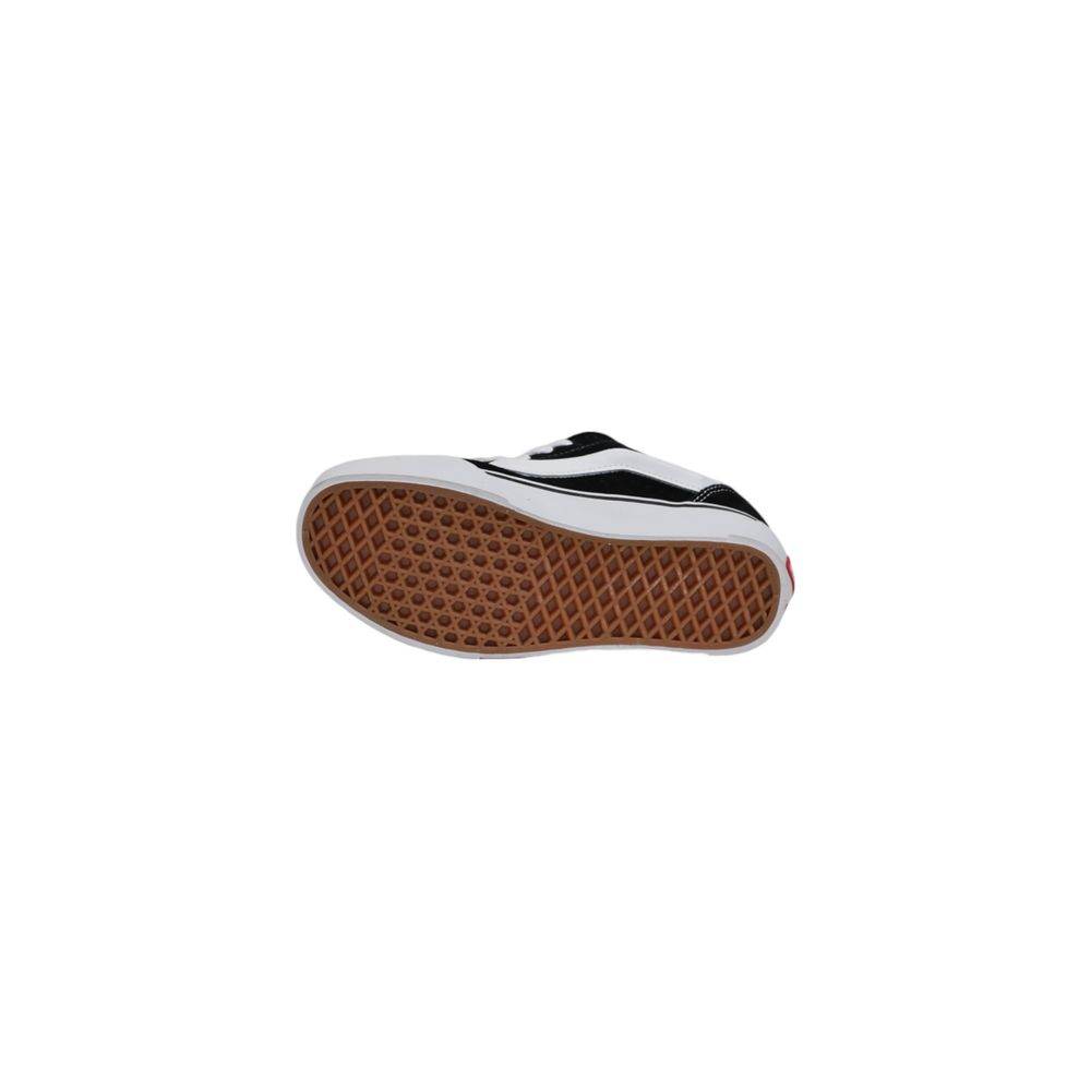 Vans Black And White Leather Sneaker - Hilstor