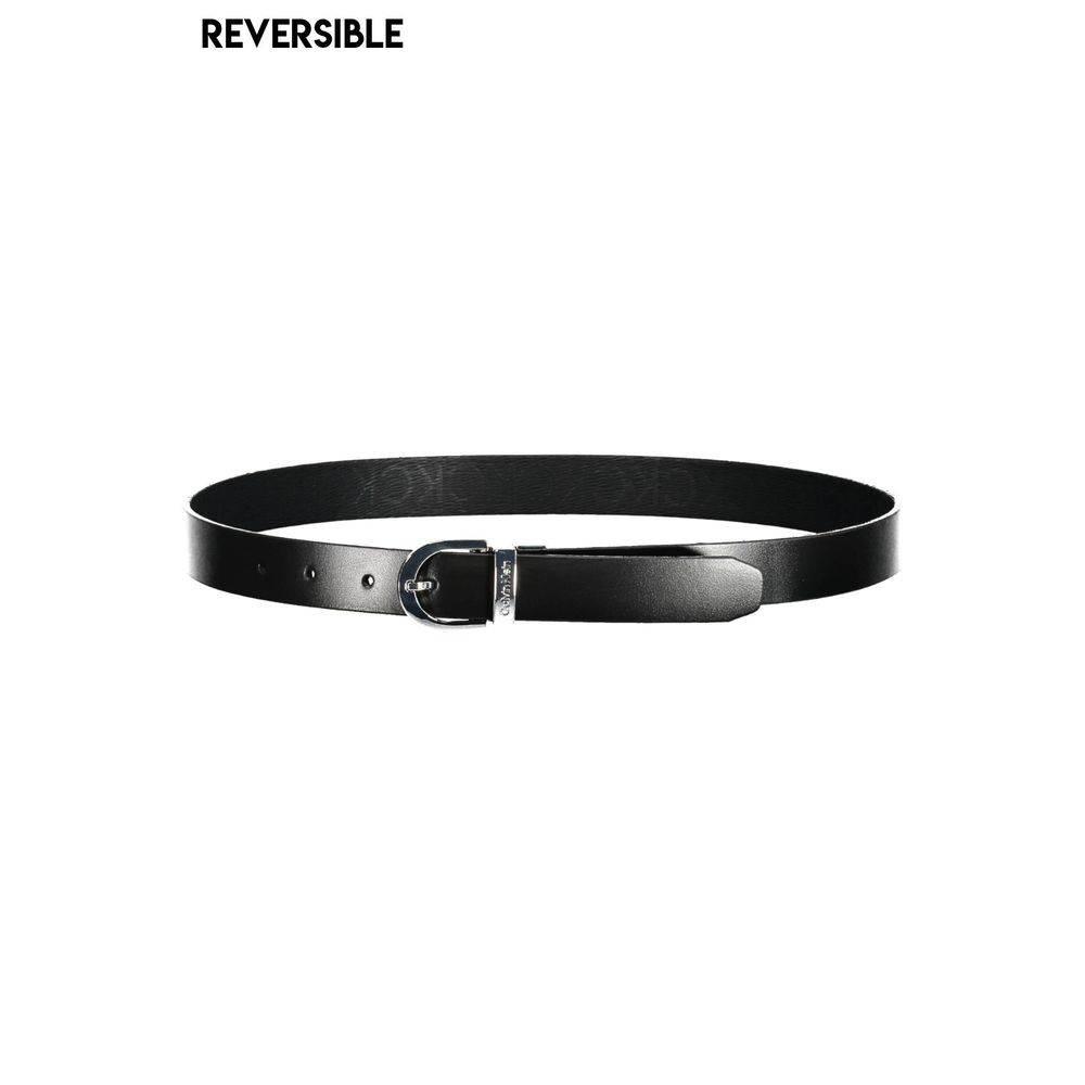 Calvin Klein Black Polyester Women Belt - Hilstor