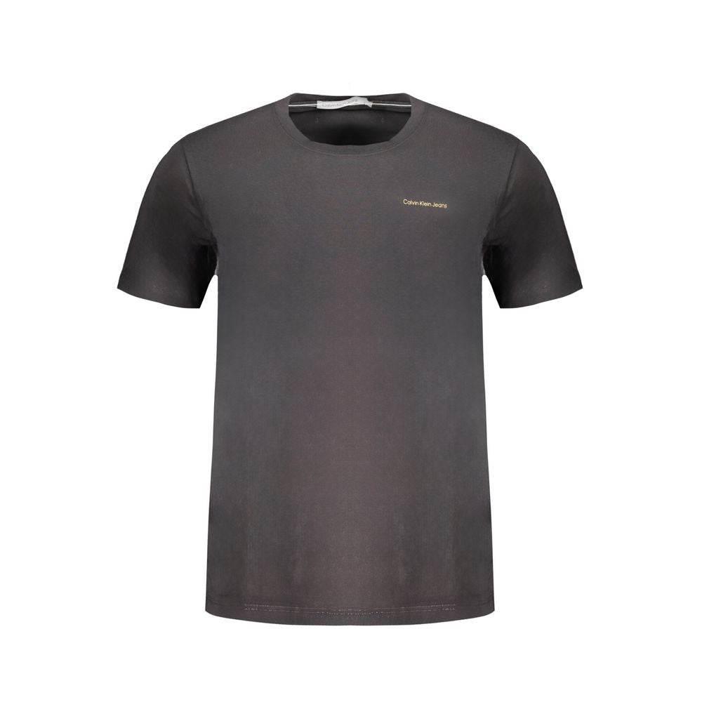 Calvin Klein Black Cotton T-Shirt - Hilstor