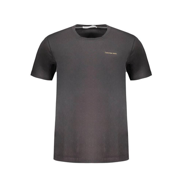 Calvin Klein Black Cotton T-Shirt - Hilstor