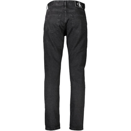 Calvin Klein Black Cotton Jeans & Pant - Hilstor