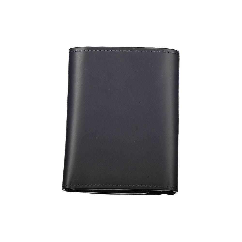Tommy Hilfiger Elegant Blue Leather Wallet for Men - Hilstor