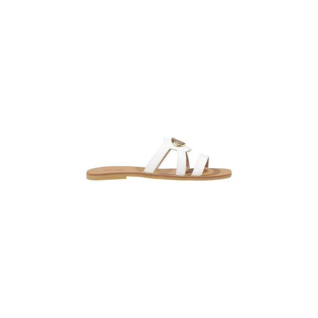 Liu Jo Cream Leather Sandal - Hilstor