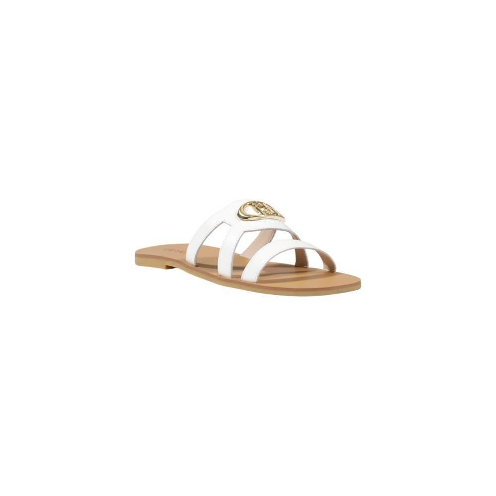 Liu Jo Cream Leather Sandal - Hilstor