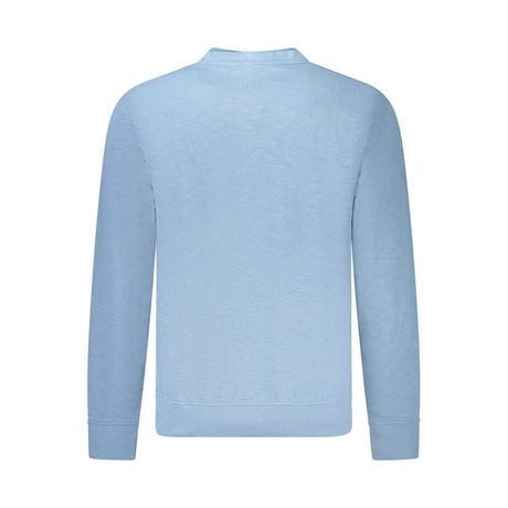 Hugo Boss Blue Cotton Men Sweater - Hilstor
