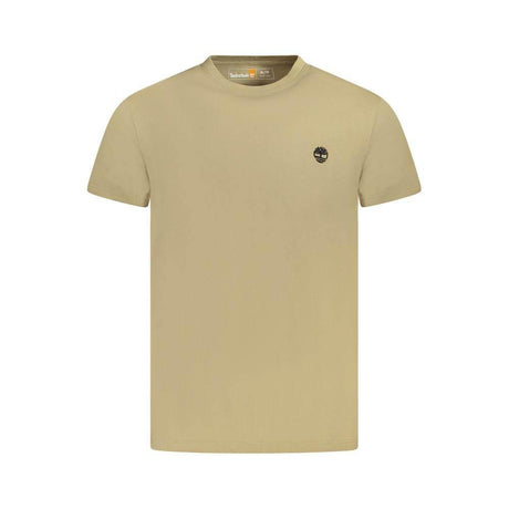 Timberland Beige Cotton Men T-Shirt - Hilstor