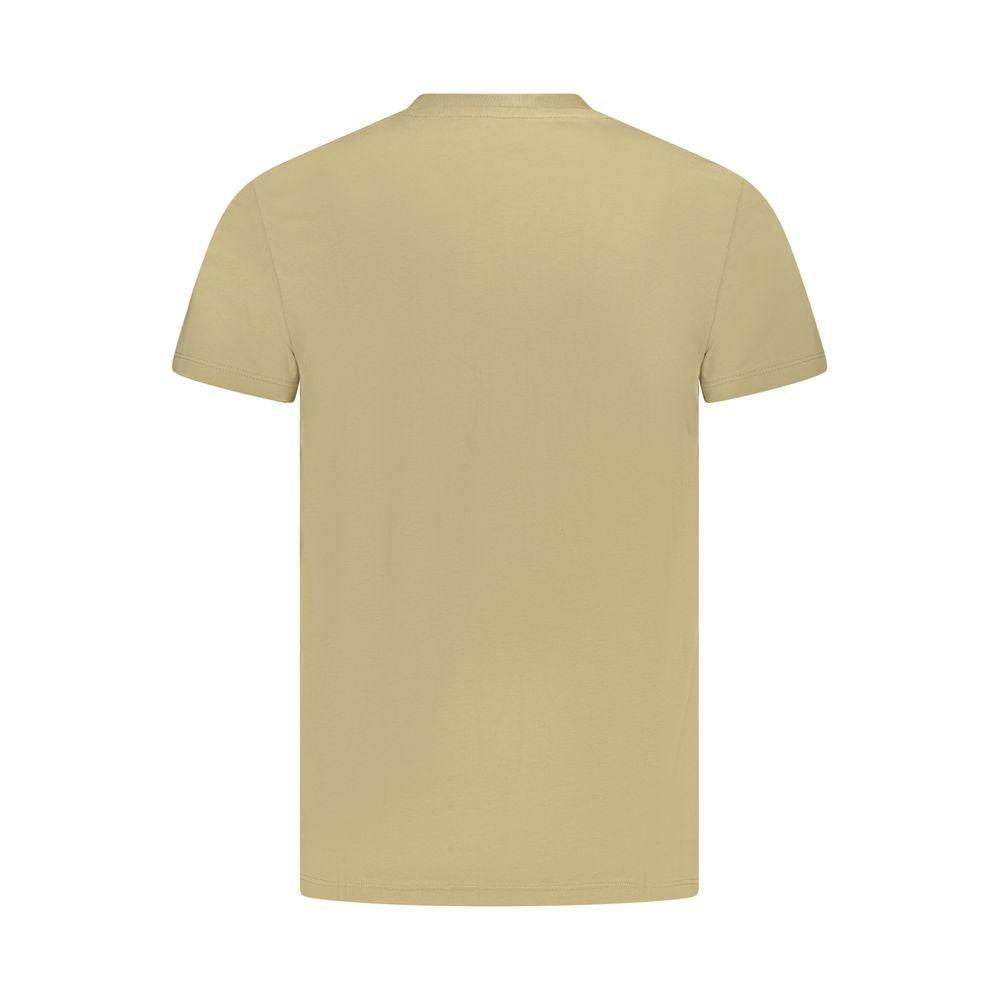 Timberland Beige Cotton Men T-Shirt - Hilstor