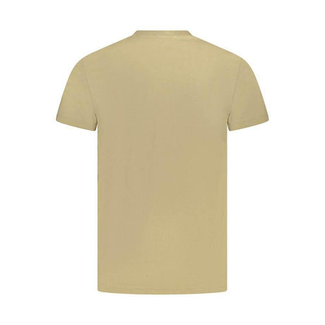 Timberland Beige Cotton Men T-Shirt - Hilstor