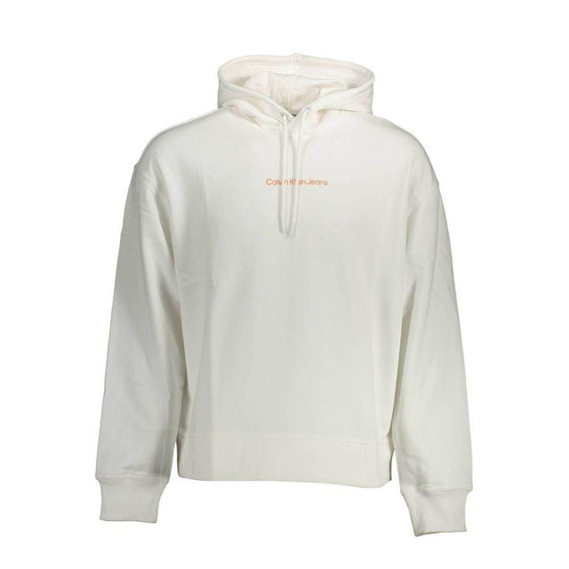 Calvin Klein White Cotton Men Sweater - Hilstor