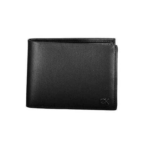Calvin Klein Black Leather Men Wallet - Hilstor