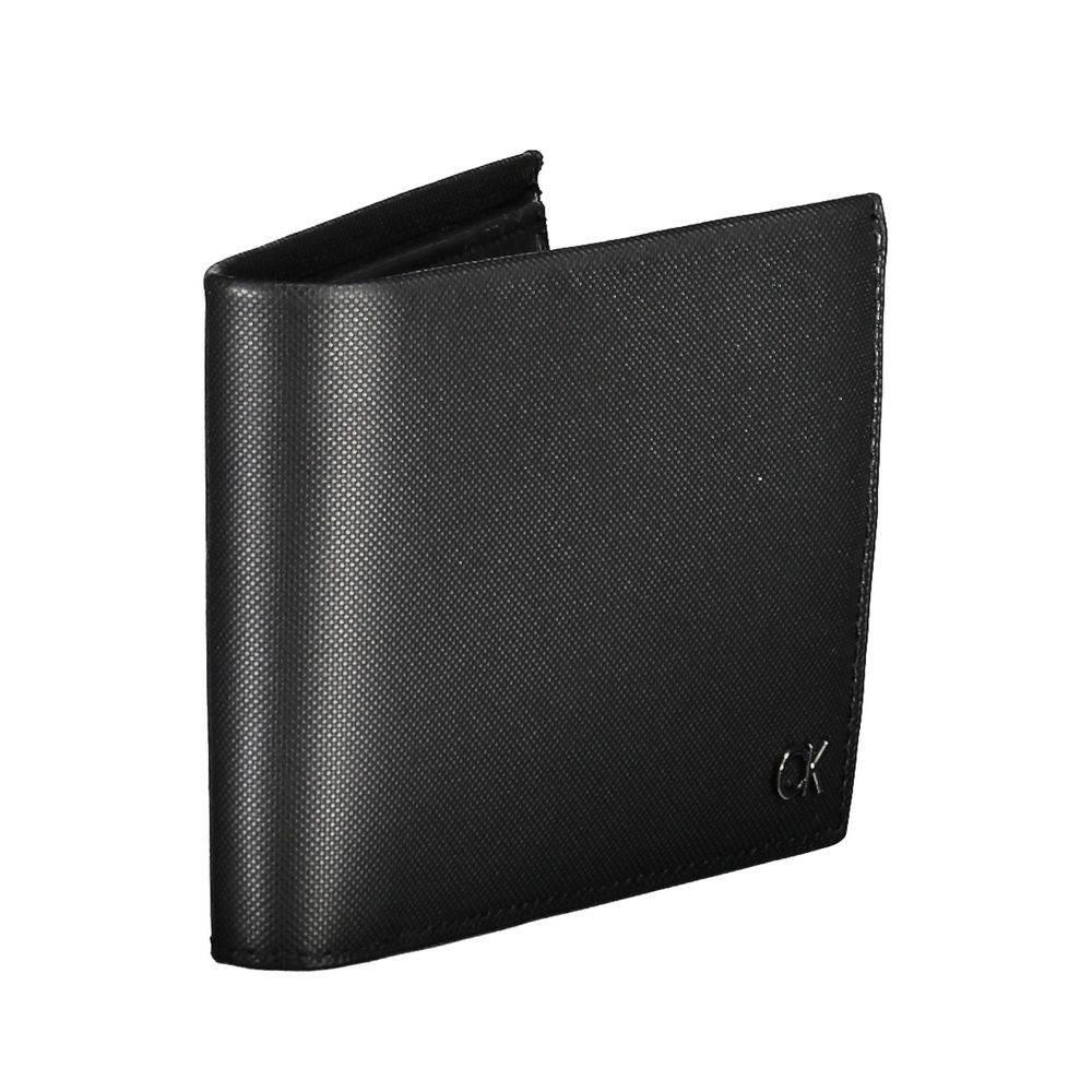 Calvin Klein Black Leather Men Wallet - Hilstor