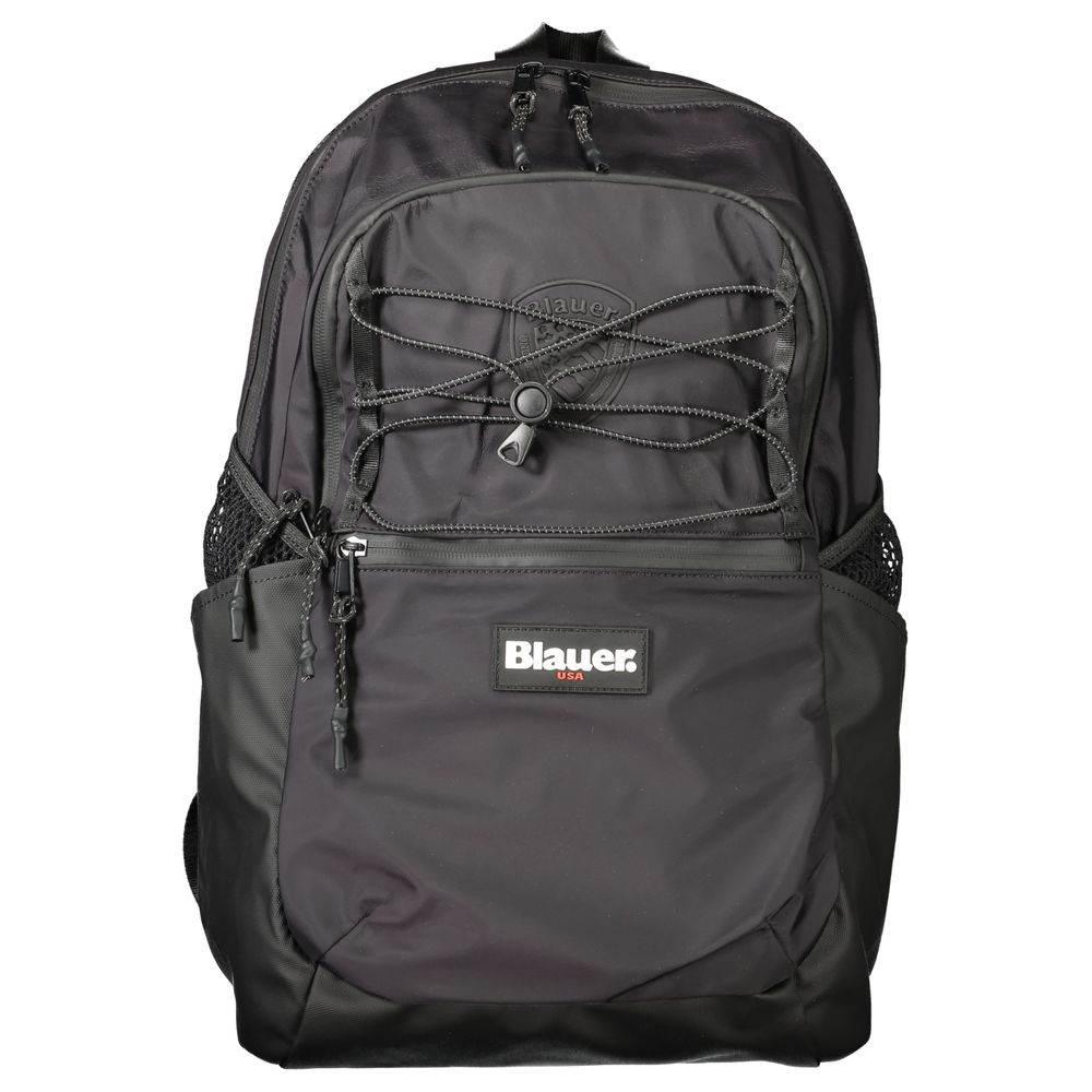Blauer Black Polyester Men Backpack - Hilstor