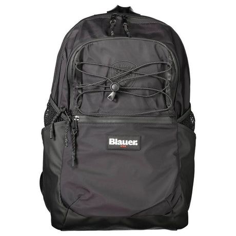 Blauer Black Polyester Men Backpack - Hilstor