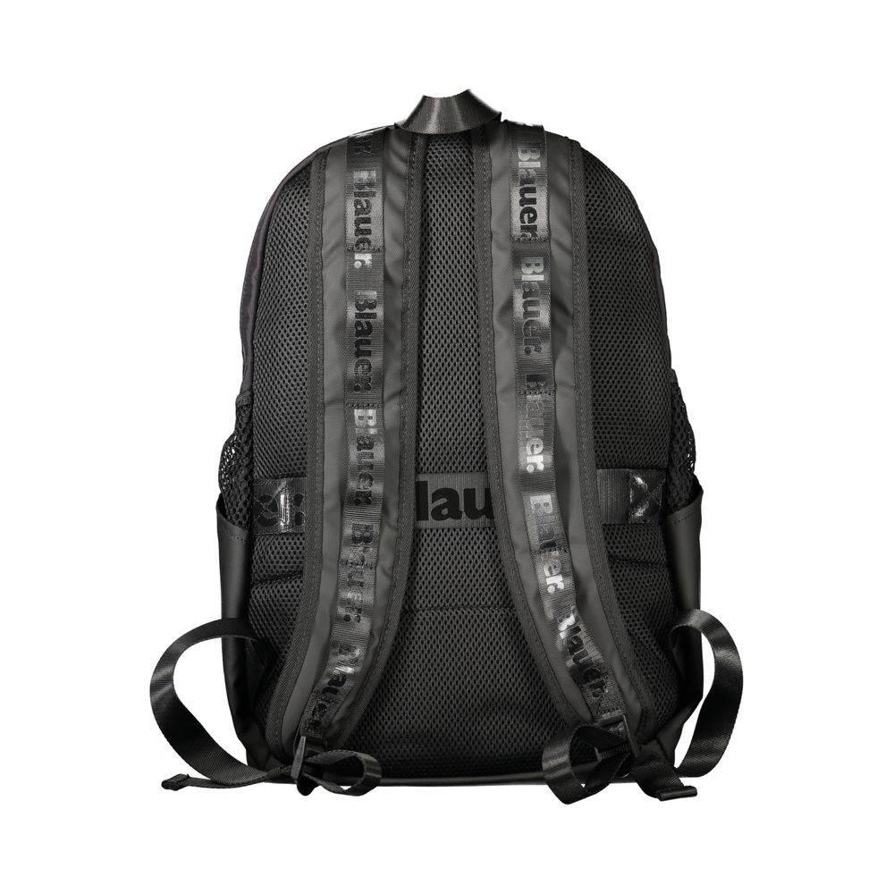Blauer Black Polyester Men Backpack - Hilstor