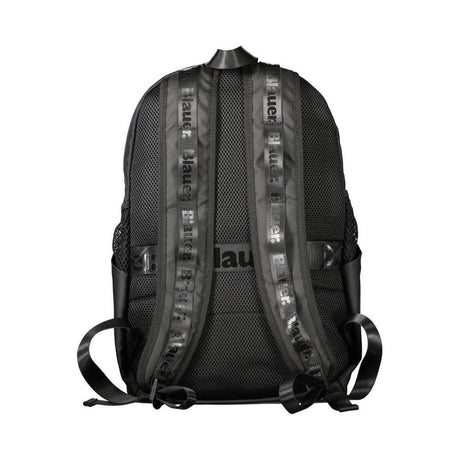 Blauer Black Polyester Men Backpack - Hilstor