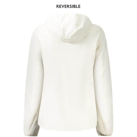 K-WAY White Nylon Women Jacket - Hilstor