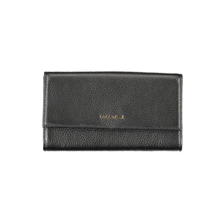 Coccinelle Black Leather Women Wallet - Hilstor