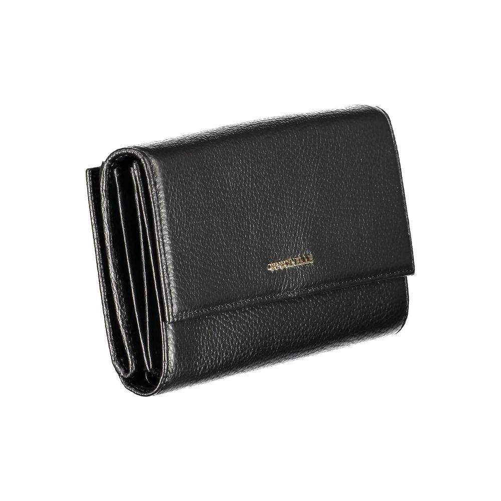 Coccinelle Black Leather Women Wallet - Hilstor