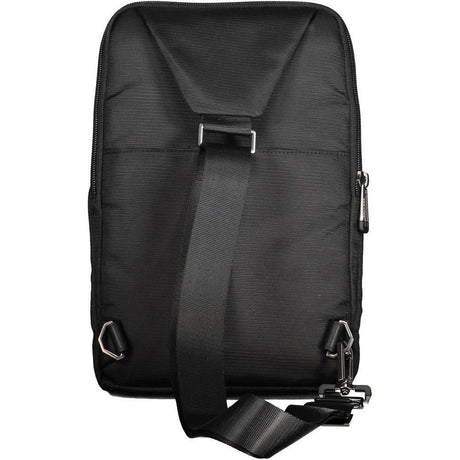 Piquadro Black Recycled Polyethylene Men Shoulder Bag - Hilstor