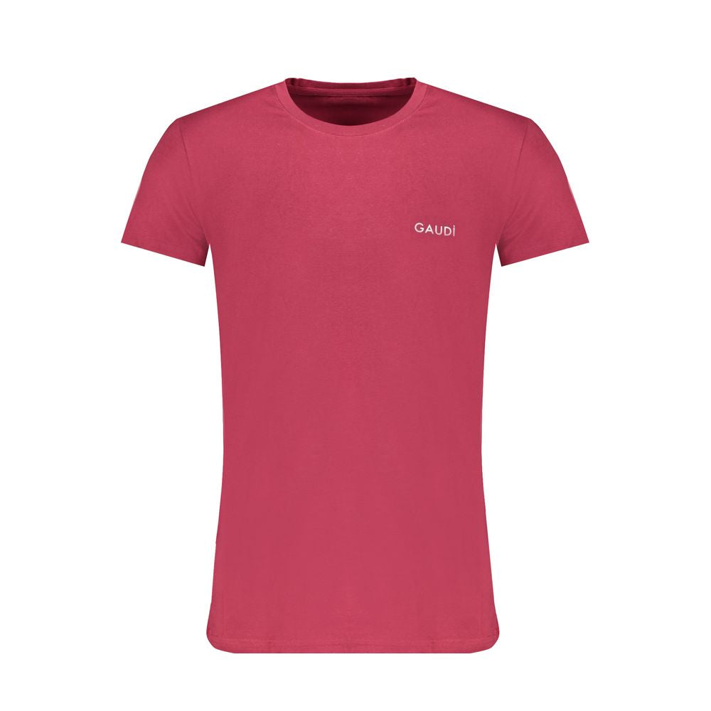 Gaudi rød bomuld T-shirt