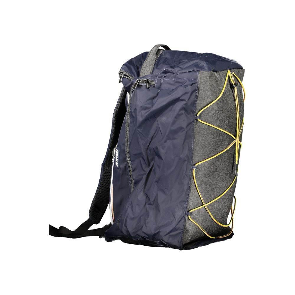 K-WAY Blue Polyester Backpack - Hilstor