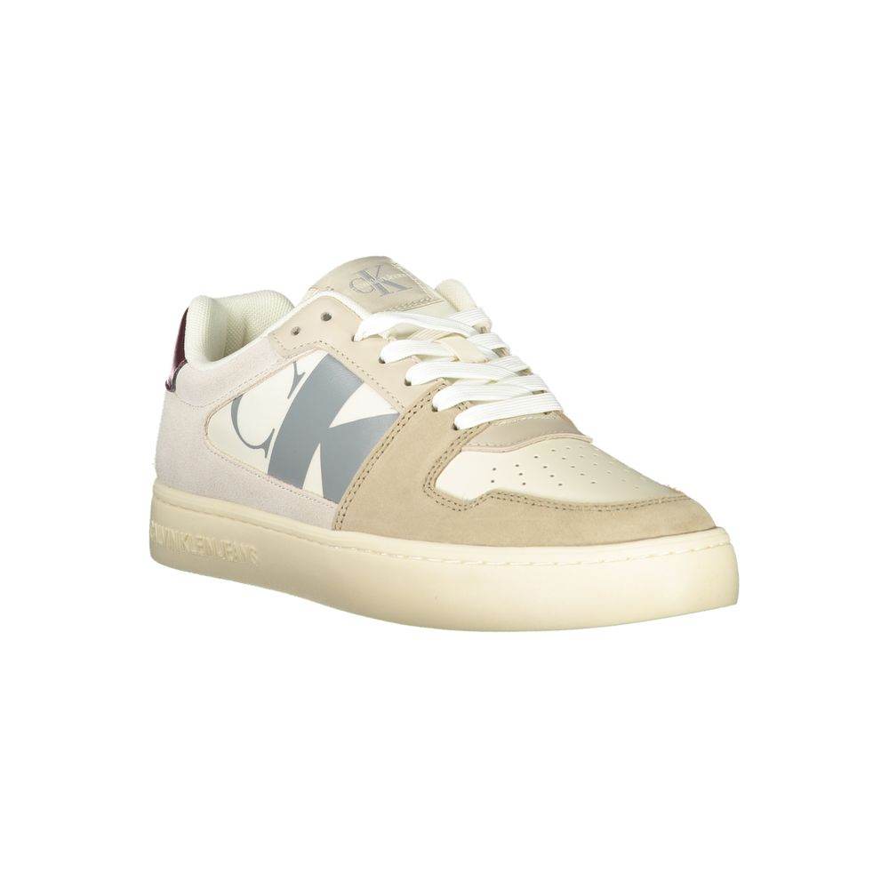 Calvin Klein Beige Polyester Sneaker til mænd