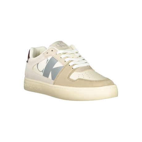 Calvin Klein Beige Polyester Sneaker til mænd