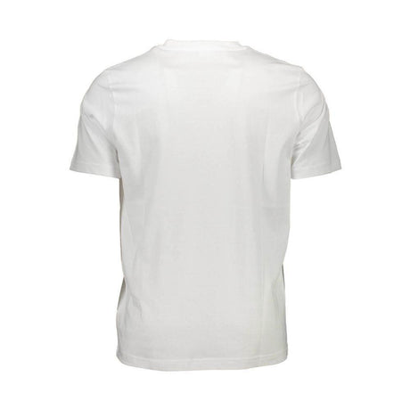 Diesel White Cotton Men T-Shirt - Hilstor