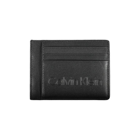 Calvin Klein Black Polyethylene Men Wallet - Hilstor
