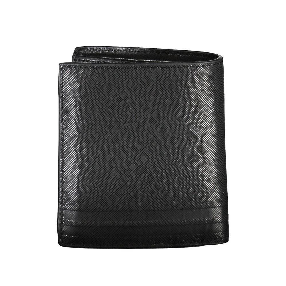 Tommy Hilfiger Black Leather Men Wallet - Hilstor