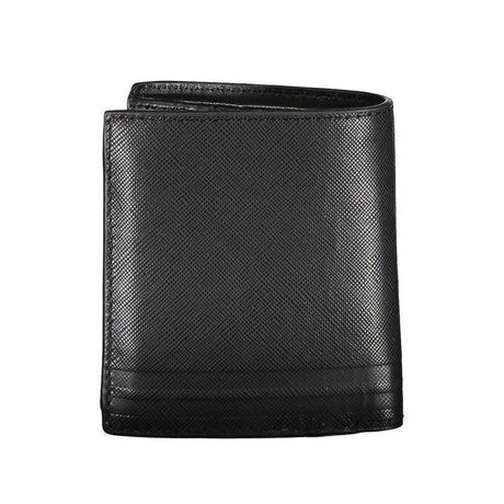 Tommy Hilfiger Black Leather Men Wallet - Hilstor