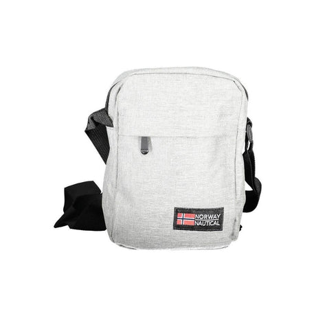 Norway 1963 Gray Polyester Men Shoulder Bag - Hilstor