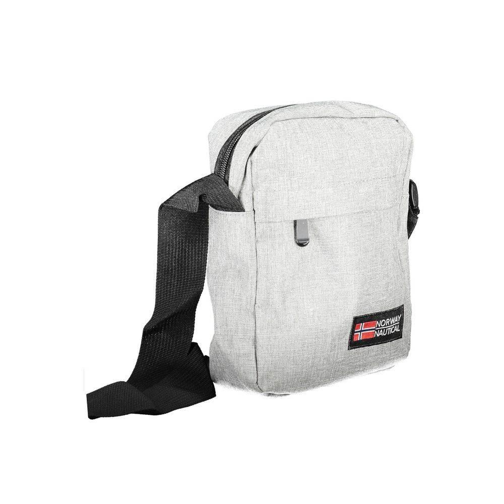 Norway 1963 Gray Polyester Men Shoulder Bag - Hilstor