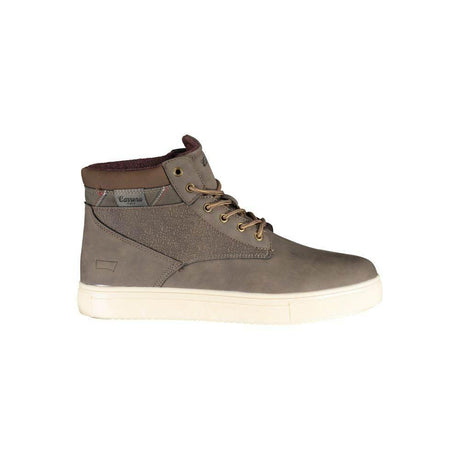 Carrera Chic Brown Lace-up Boots with Contrast Details - Hilstor