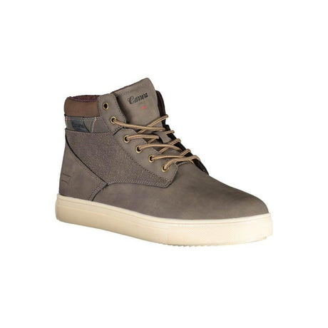 Carrera Chic Brown Lace-up Boots with Contrast Details - Hilstor