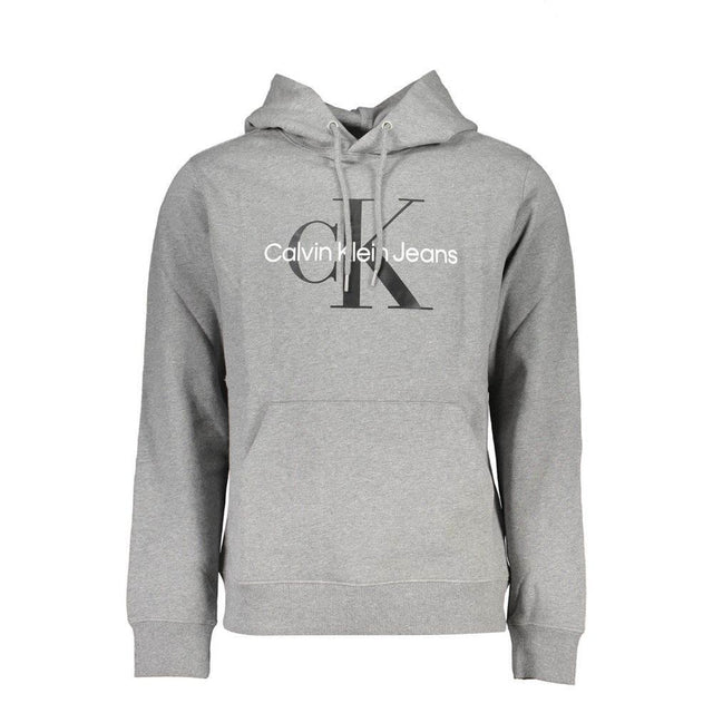 Calvin Klein Gray Cotton Men Sweater - Hilstor
