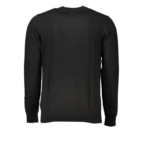 Calvin Klein Sleek Long Sleeve Crew Neck Sweater with Logo - Hilstor