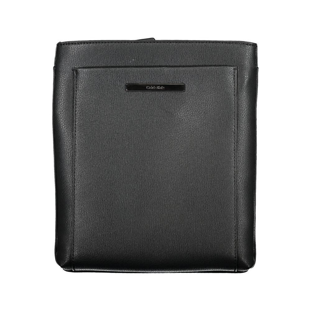 Calvin Klein Elegant Black Shoulder Bag with Contrasting Details - Hilstor